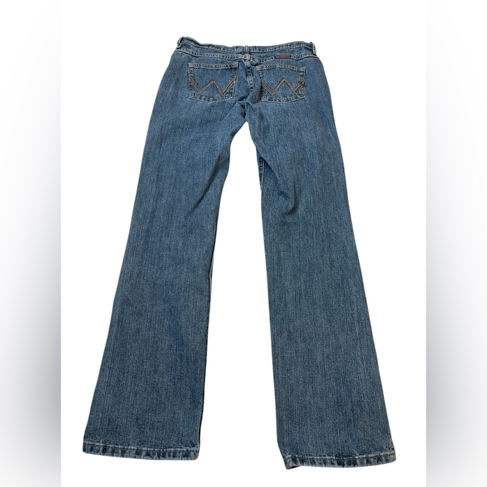 Wrangler Cash Blue Denim Western Cowgirl Bootcut Midrise Jeans Women’s Size 7/8